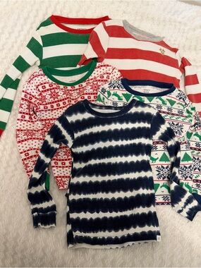 #156 Set of 5 Pajama Tops Carter's Kids Long-Sleeve Thermal Top